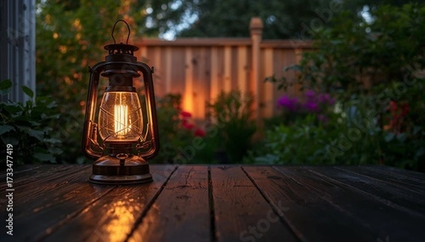 Obraz lantern in the garden