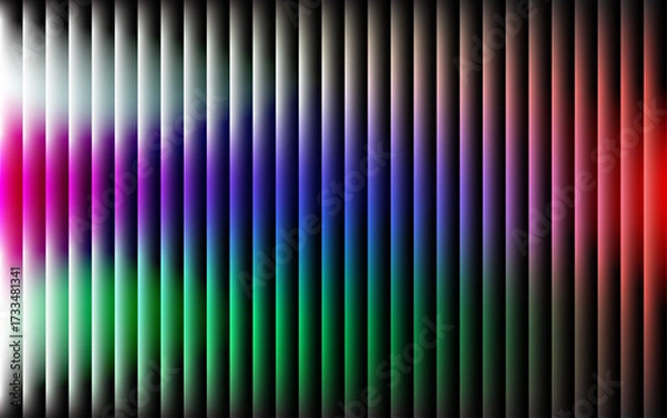 Fototapeta Abstract geometric pattern with bold colors