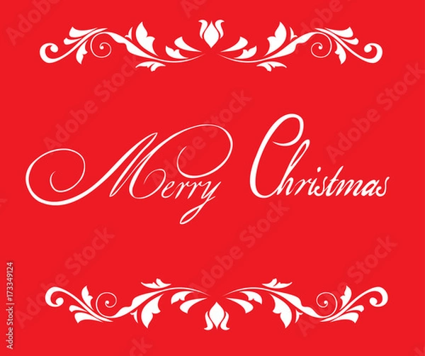 Fototapeta Vector Christmas Frame