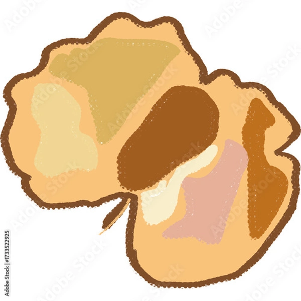 Obraz Drawing leaf illustrations unique ugly