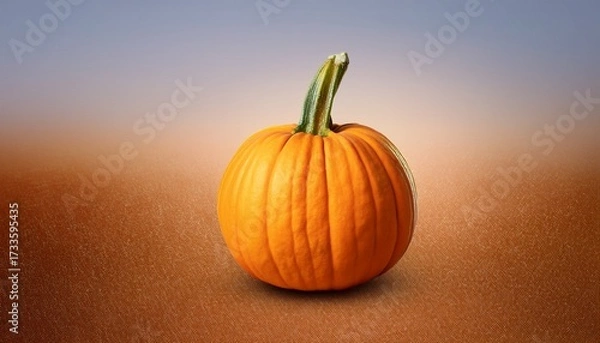 Fototapeta Wide Flat Pumpkin Illustration