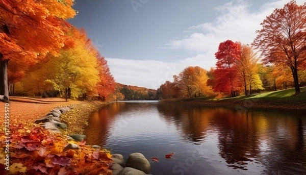 Fototapeta Fall Border