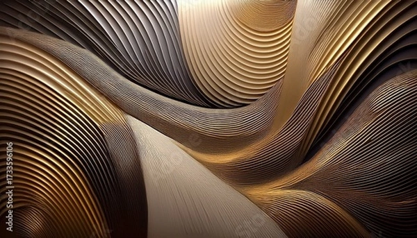 Fototapeta Line Stripes Elements Design Waves Curve Spiral