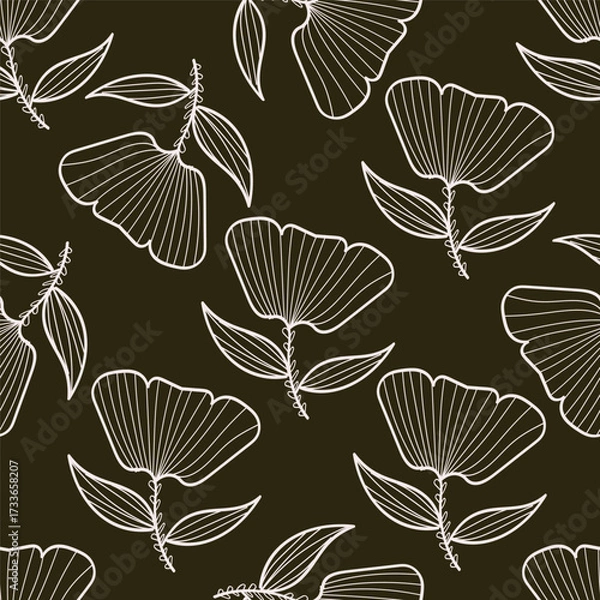 Obraz seamless pattern with leaves