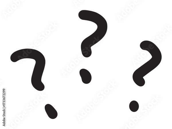 Obraz はてなマークのあしらい