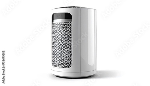 Obraz Modern white cylindrical heater