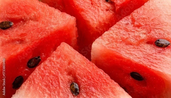 Fototapeta Fresh watermelon slice