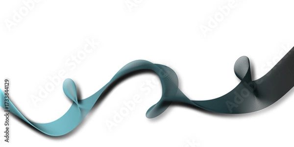 Obraz abstract blue background with alpha channel