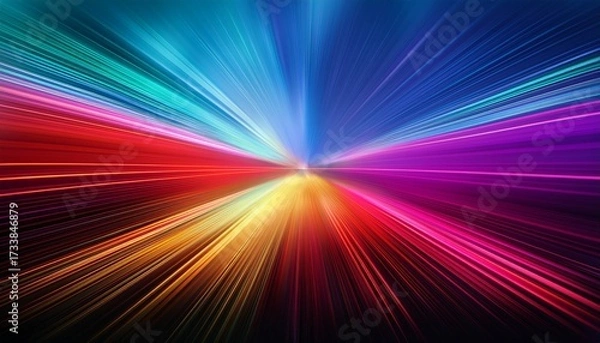 Obraz Colorful Line Background