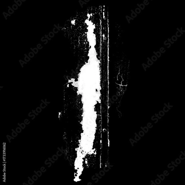 Fototapeta Isolated Rust Stain Texture – Alpha Channel PNG