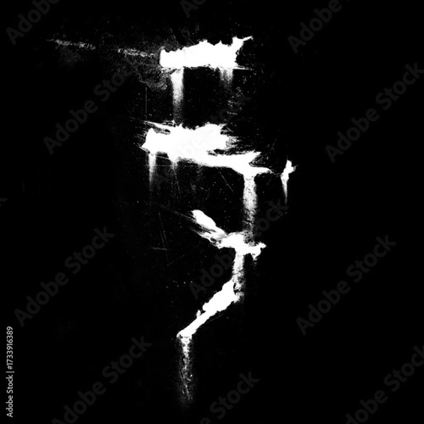 Fototapeta Isolated Rust Stain Texture – Alpha Channel PNG
