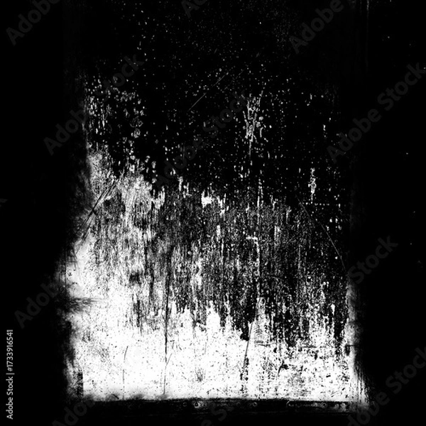 Fototapeta Isolated Rust Stain Texture – Alpha Channel PNG