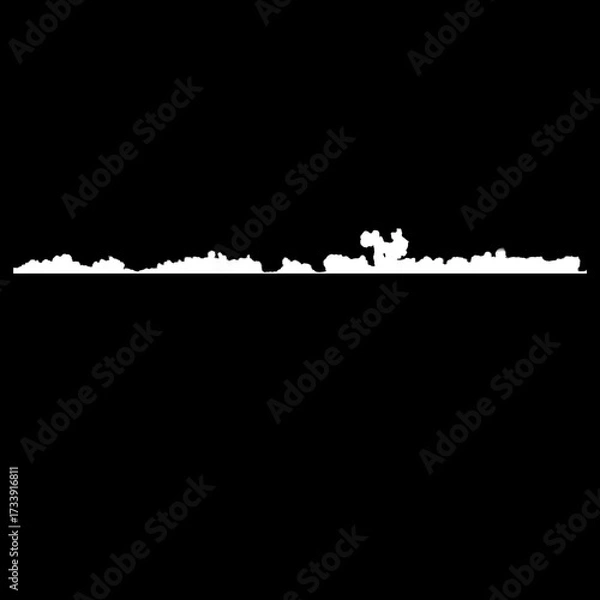 Fototapeta Isolated Rust Stain Texture – Alpha Channel PNG