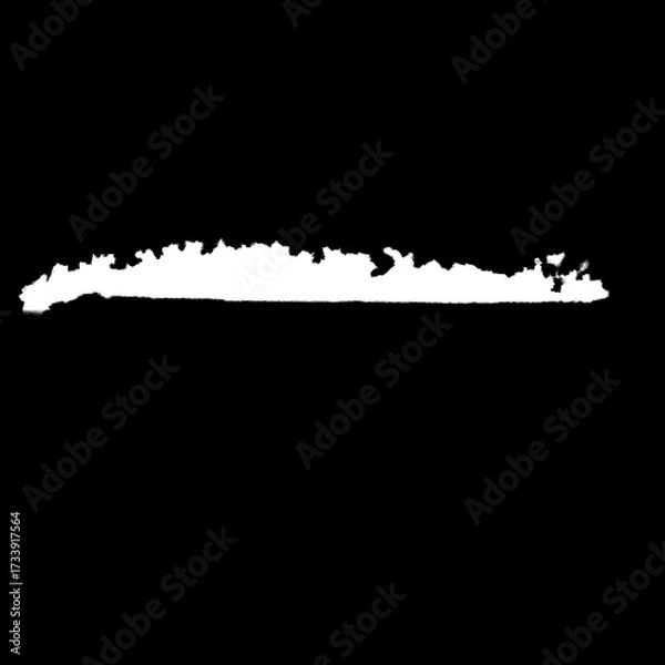 Fototapeta Isolated Rust Stain Texture – Alpha Channel PNG