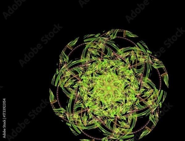 Fototapeta Imaginatory fractal abstract background Image