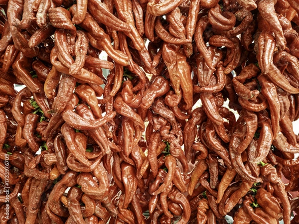 Obraz Dried red peppers