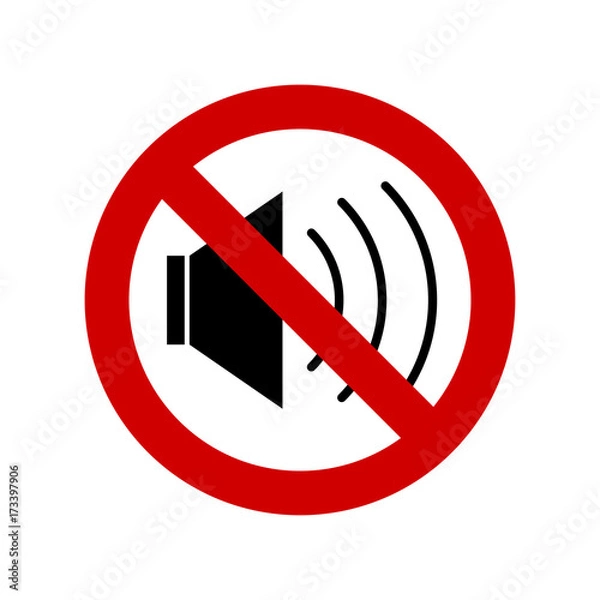 Obraz No sound icon