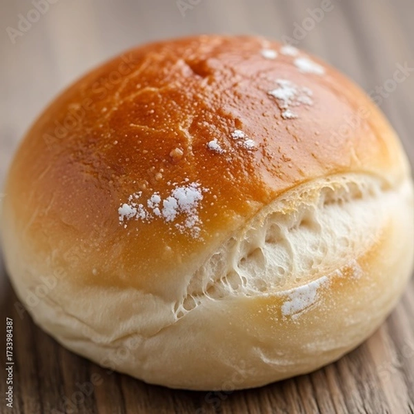 Obraz Fresh Baked Round Bread Loaf.