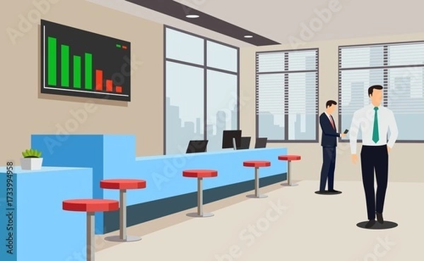 Obraz office background vector