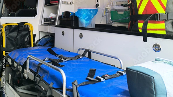 Obraz Intérieur d'une ambulance