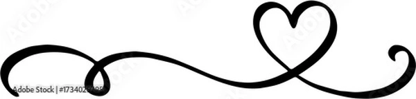 Obraz black and white heart infinity