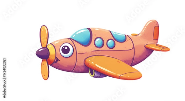 Fototapeta funny cartoon crab