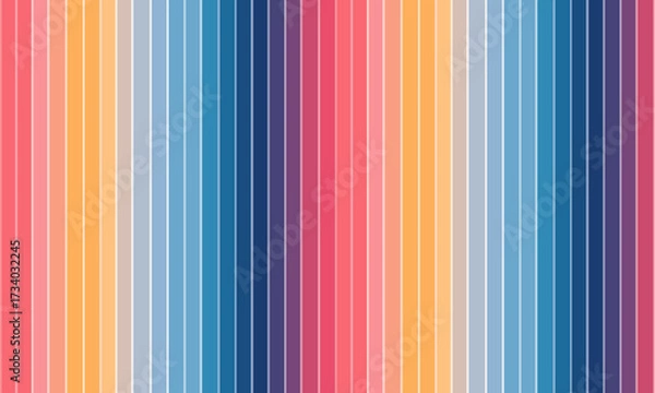 Fototapeta Seamless Pattern with Soft Gradient Vertical Stripes