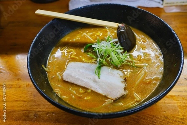 Obraz 北海道の味噌ラーメン