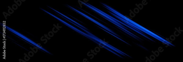 Fototapeta abstract blue and black are light pattern with the gradient is the with floor wall metal texture soft tech diagonal background black dark clean modern.