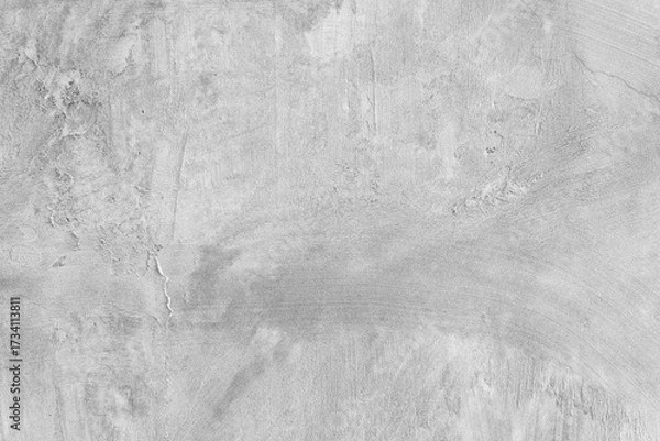 Fototapeta Old wall texture cement dirty gray with black  background abstract grey and silver color design are light with white background.