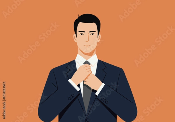 Fototapeta Dressing for success business attire tips for professionals in the workplace digital contemporary style