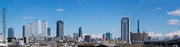 Fototapeta 名古屋の都市のパノラマ写真