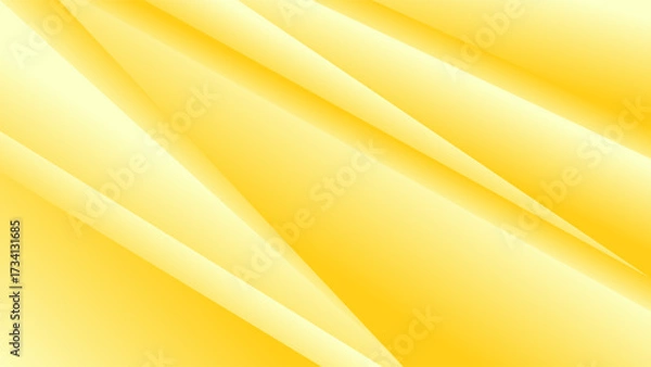 Fototapeta ABSTRACT BACKGROUND YELLOW ORANGE GRADIENT SMOOTH LIQUID COLORFUL BLURRED WITH TRIANGLE DIAGONAL SHAPES GEOMETRIC DESIGN VECTOR TEMPLATE GOOD FOR MODERN WEBSITE, WALLPAPER, COVER DESIGN 