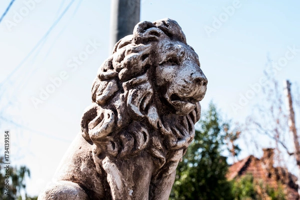Obraz statue of lion