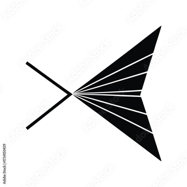 Obraz origami paper airplane