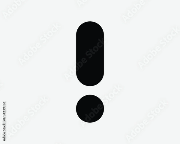 Fototapeta Warning Exclamation Mark Icon Punctuation Attention Alert Danger Precaution Caution Dangerous Error Problem Notice Warn Message Shape Sign Symbol