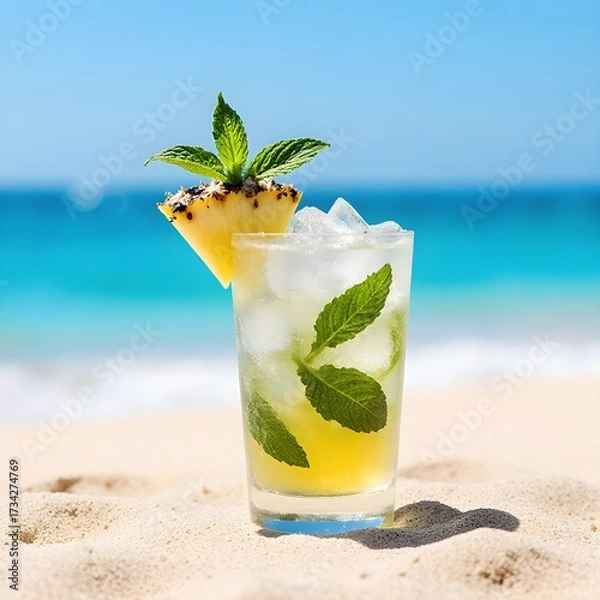 Obraz cocktail on the beach