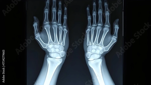 Obraz Bilateral Wrist Colles Fractures Radius Dinner Fork Deformity