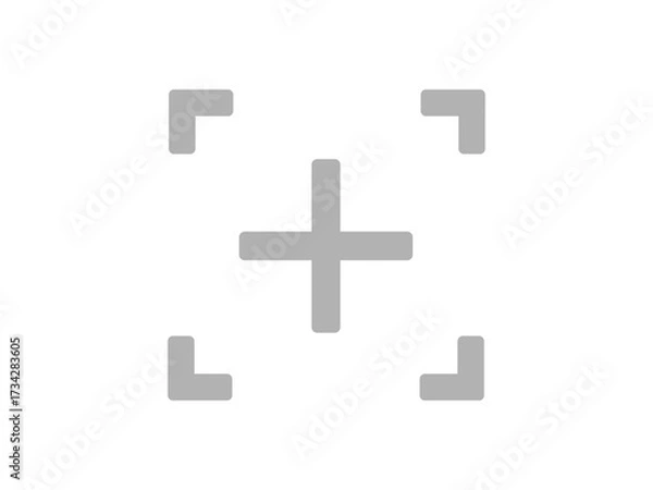 Fototapeta zoom icon