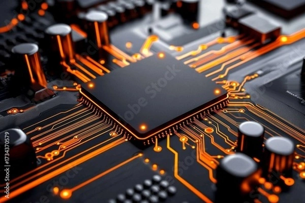 Fototapeta The Role of Big Data and Database Technology in Microprocessor Advancements