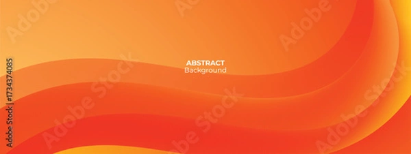 Fototapeta Abstract background features waves, Minimalist design conveys depth, modern aesthetic. Subtle text reads banner design.