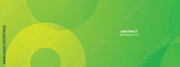 Fototapeta Abstract background features overlapping circles, Minimalist design conveys depth, modern aesthetic. Subtle text reads banner design.