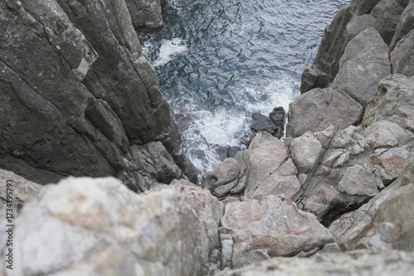 Fototapeta 福井県 東尋坊から見る絶景の景色