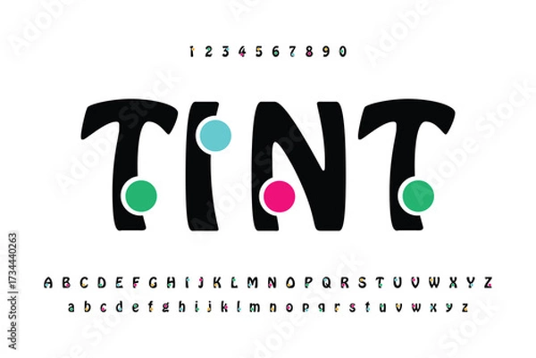 Fototapeta Tint Fonts