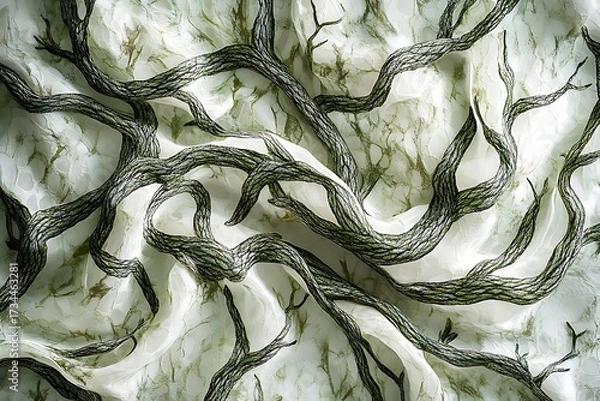 Fototapeta Subtle design reflecting the intricate patterns of petals