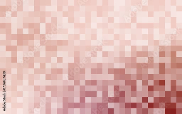Fototapeta Censor pixel blur mosaic effect vector illustration. Censorship transparent background square pattern. Checkered texture hiding sensitive image, text. Forbidden and privacy content in nude skin color