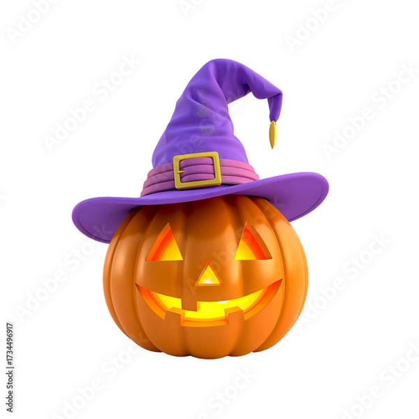 Obraz 3D Element for Halloween Composition PSD Transparent Background