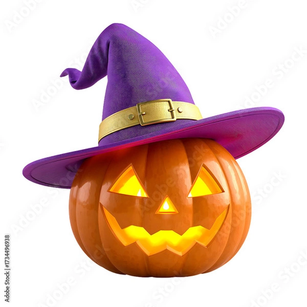 Obraz 3D Element for Halloween Composition PSD Transparent Background