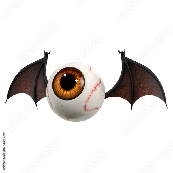 Obraz 3D Element for Halloween Composition PSD Transparent Background