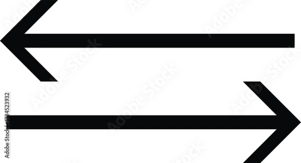 Fototapeta Black Arrow icons set. Cursor. Modern simple arrows. Arrow collection. Simple arrow, big set Vector illustration.